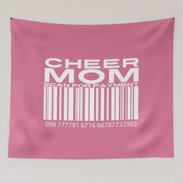 Item preview, Cheer Mom Scan For Payment | Cheer Mom | Cheer (Black Lettering Available) designed and sold by Wavecrest Wearables.