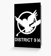 District 9 3/4 Greeting Card