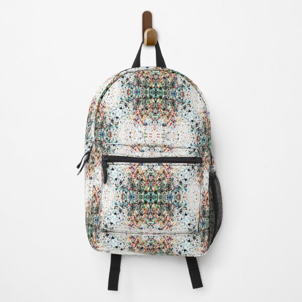 Item preview, Rainbow splatter painting art pattern designed and sold by Grey Robinson.