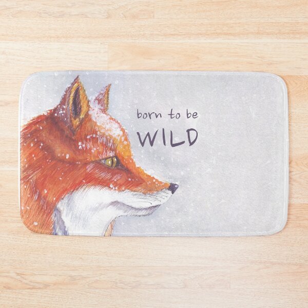 Item preview, Cute Red Fox in Snow designed and sold by Wolshebnaja.