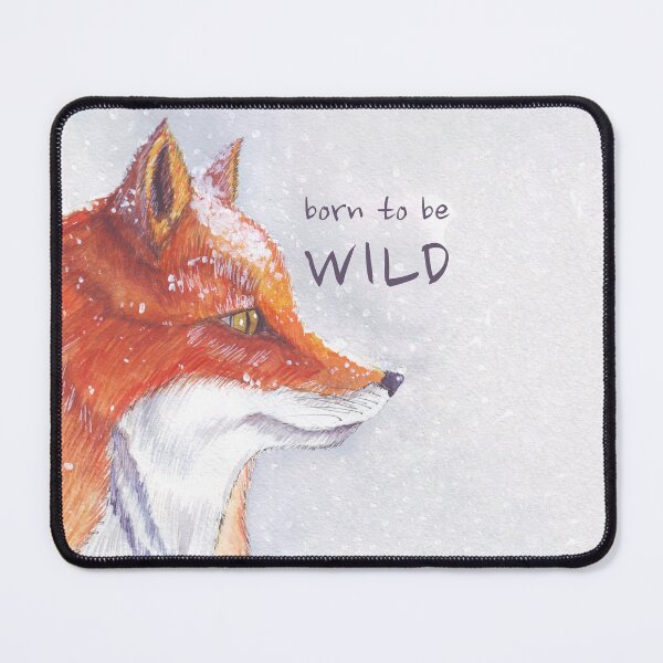 Item preview, Cute Red Fox in Snow designed and sold by Wolshebnaja.