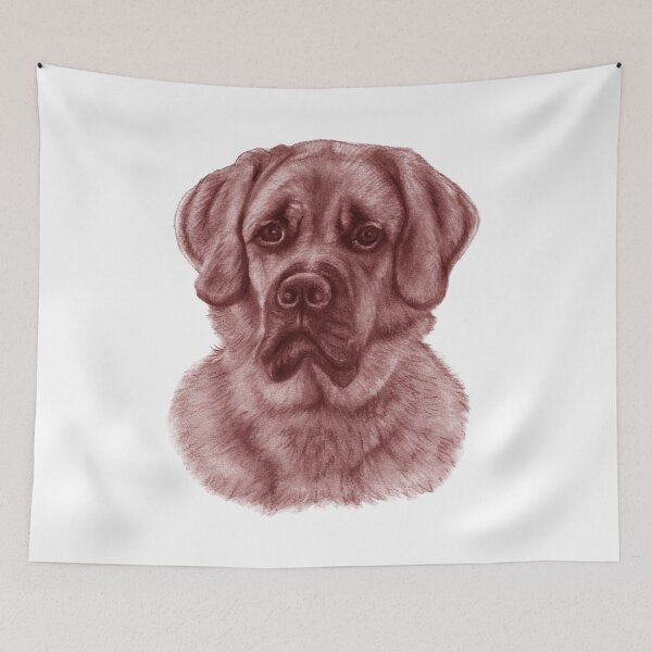 Item preview, Big red dog - red colorized version designed and sold by SylvieG18.