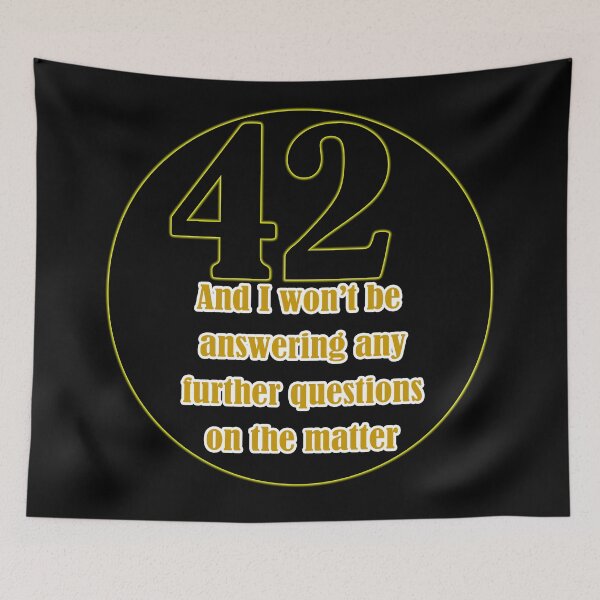 Item preview, 42 The ultimate question designed and sold by Iskybibblle.