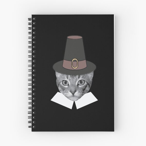 Item preview, Thanksgiving Holiday Funny Cat Pilgrim  designed and sold by BUBLTEES.