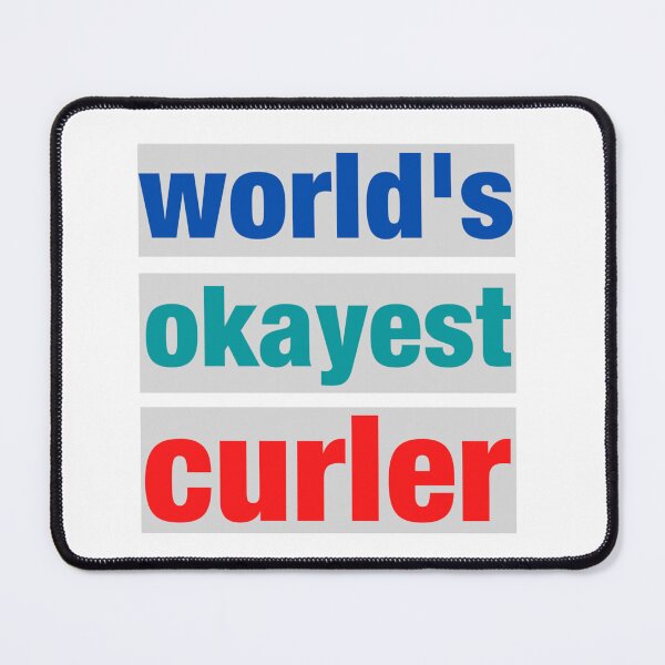 Item preview, World's Okayest Curler  designed and sold by InspireZoneAN.