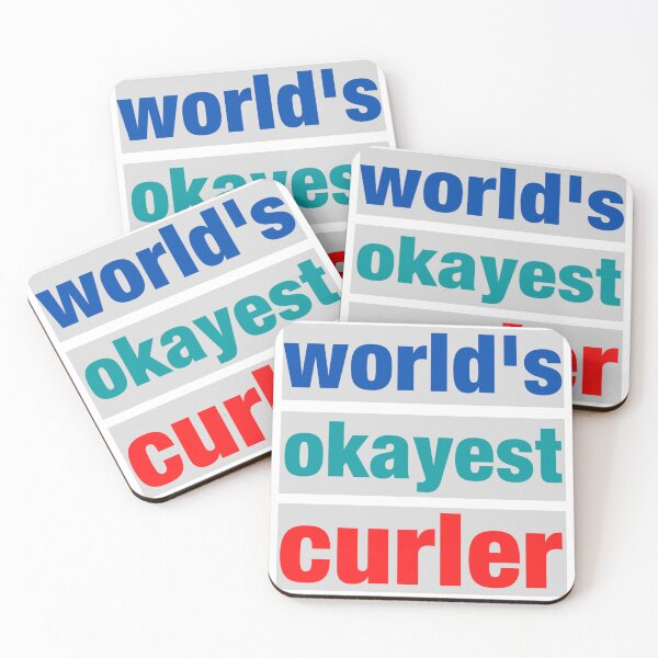 Item preview, World's Okayest Curler  designed and sold by InspireZoneAN.