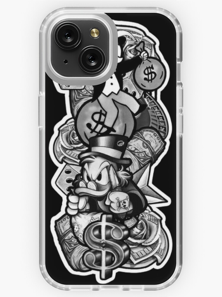 Disney Scrooge McDuck Case for Apple iPhone 15 14 Pro 13 12 Max Mini 11 XS