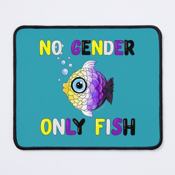 Item preview, No Gender Only Fish  designed and sold by Art by Veya.