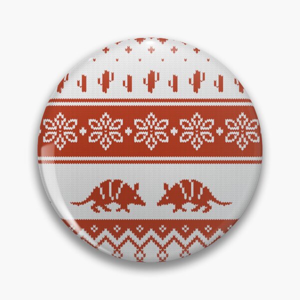 Item preview, Holiday Armadillo pattern red designed and sold by Jana Šlesaríková.