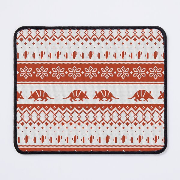 Item preview, Holiday Armadillo pattern red designed and sold by Jana Šlesaríková.