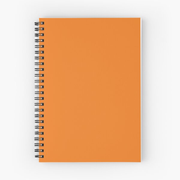 Item preview, Pumpkin Spice Orange Solid Plain Background designed and sold by burbankdesigns.