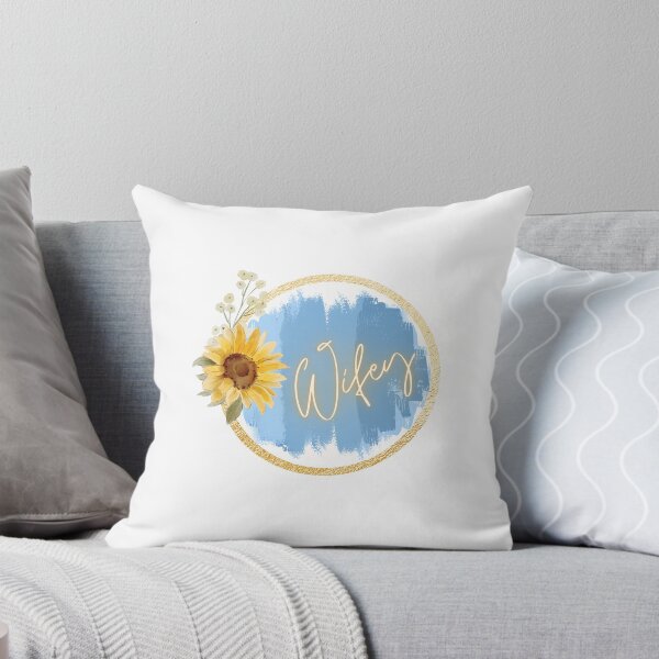 Item preview, Gold glitter wifey sunflower designed and sold by auntkatiepaints.