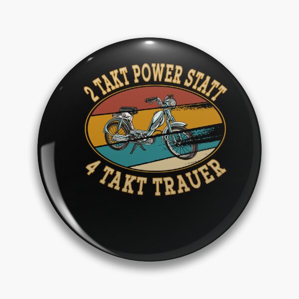 Item preview, Retro 2-stroke power instead of 4-stroke mourning - moped designed and sold by dJ-Design.