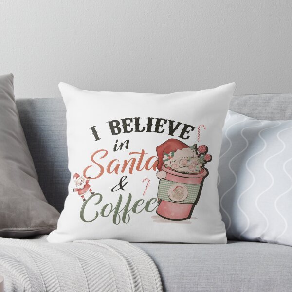 Item preview, Vintage Christmas Santa Coffee designed and sold by HappyLifeCreate.