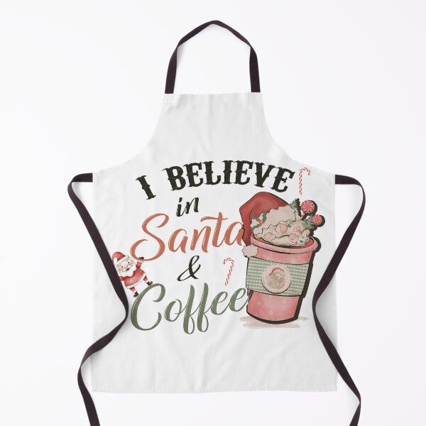 Item preview, Vintage Christmas Santa Coffee designed and sold by HappyLifeCreate.