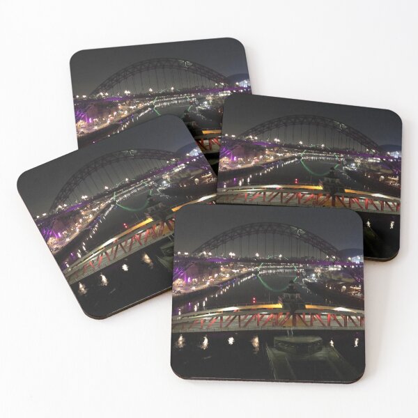 Item preview, The River Tyne at night designed and sold by Violaman.