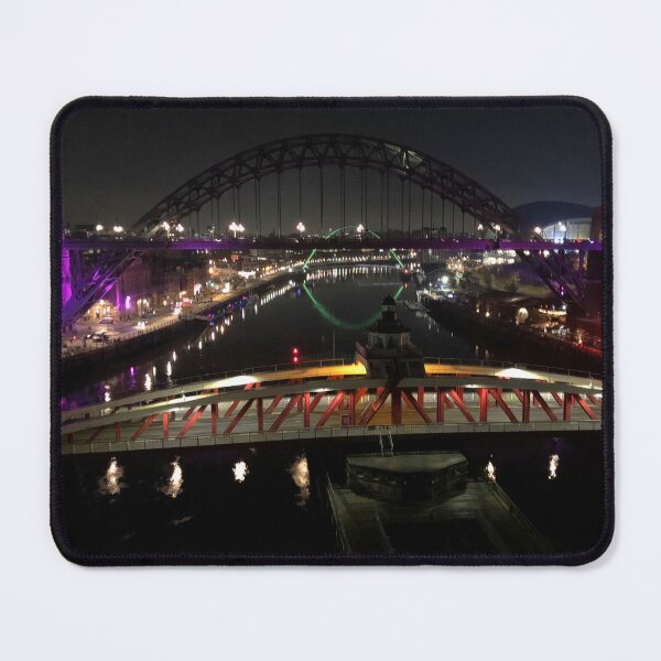Item preview, The River Tyne at night designed and sold by Violaman.