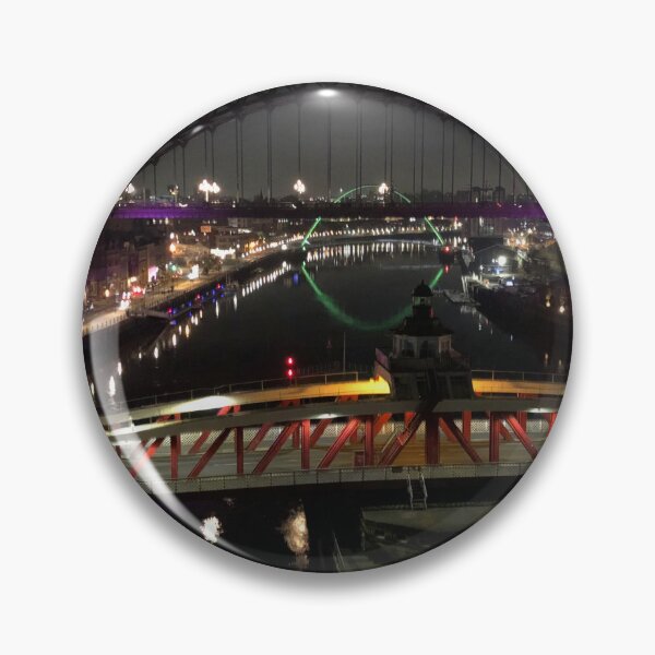 Item preview, The River Tyne at night designed and sold by Violaman.