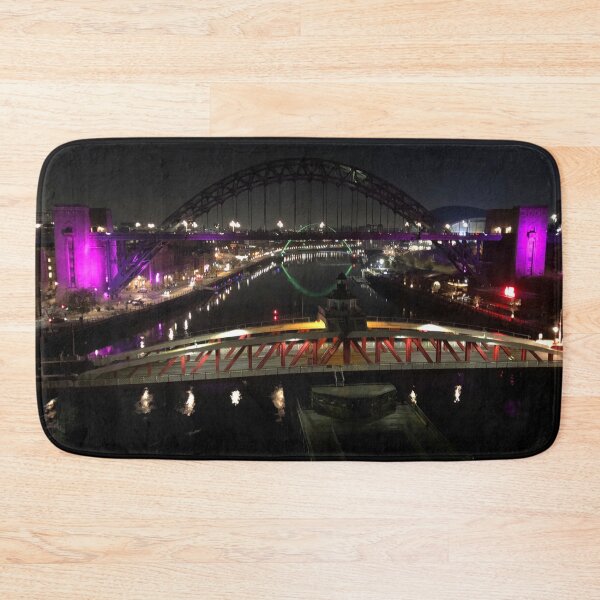 Item preview, The River Tyne at night designed and sold by Violaman.