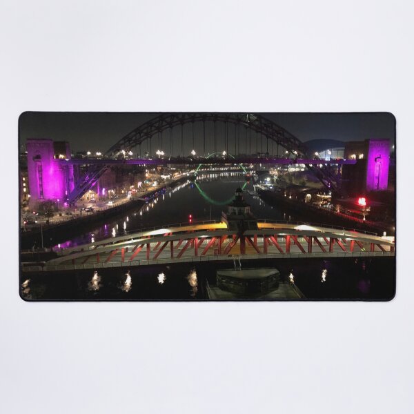 Item preview, The River Tyne at night designed and sold by Violaman.