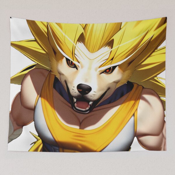 Item preview, perro super saiyajin designed and sold by BAYFAIRE.