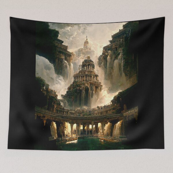 Item preview, Waterfall Valley Gate designed and sold by TheHouseMaster.