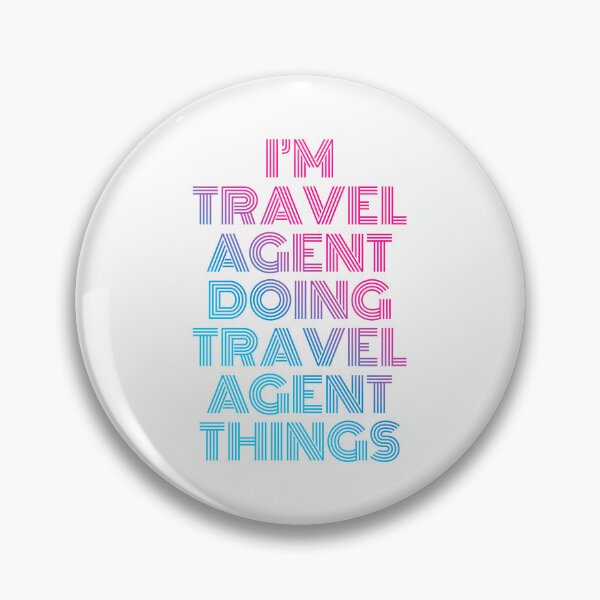 Item preview, I'm Travel agent Doing Travel agent Things Retro Neon designed and sold by SVPOD.