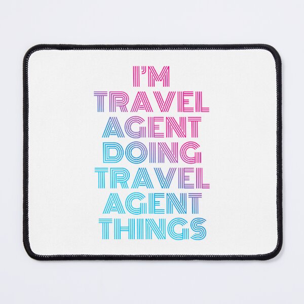 Item preview, I'm Travel agent Doing Travel agent Things Retro Neon designed and sold by SVPOD.