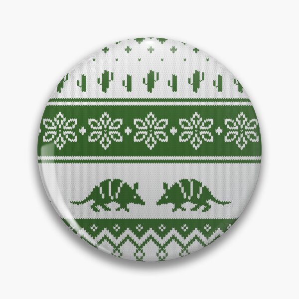 Item preview, Holiday Armadillo pattern green designed and sold by Jana Šlesaríková.