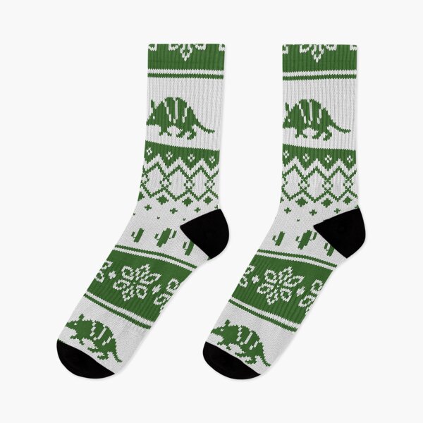 Item preview, Holiday Armadillo pattern green designed and sold by Jana Šlesaríková.