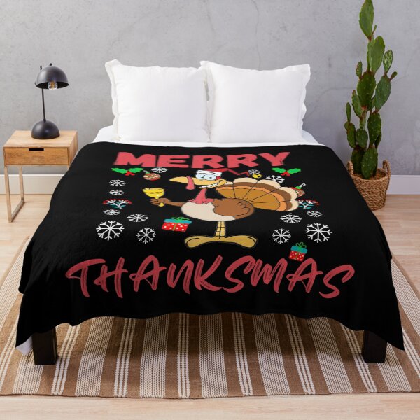 Item preview, Merry Thanksmas - Funny Thanksgiving Chrismas Combination designed and sold by smailjr.