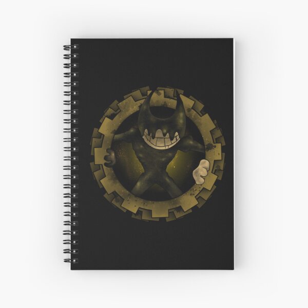 Ink Demon and Bendy (Bendy and The Dark Revival)  Spiral Notebook for Sale  by angyluffy