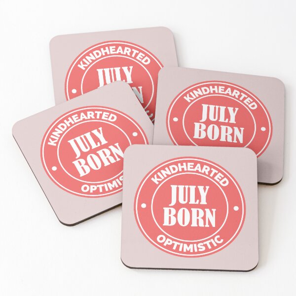 Item preview, Kindhearted Optimistic July Born Birthday Typography designed and sold by bolimj.