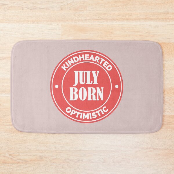 Item preview, Kindhearted Optimistic July Born Birthday Typography designed and sold by bolimj.