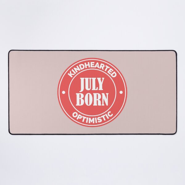 Item preview, Kindhearted Optimistic July Born Birthday Typography designed and sold by bolimj.