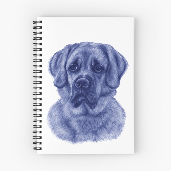 Artikelvorschau, Großer roter Hund - blau kolorierte Version entworfen und verkauft von SylvieG18.