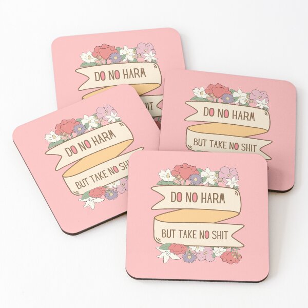 Item preview, Do no harm but take no shit designed and sold by SunriseAndHoney.