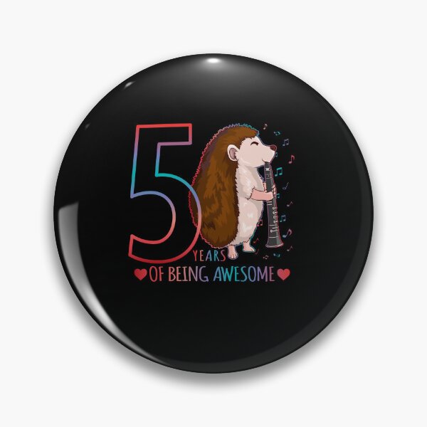 Item preview, 5 Years Of Being Awesome - Hedgehog 5th Birthday designed and sold by Ibu83.