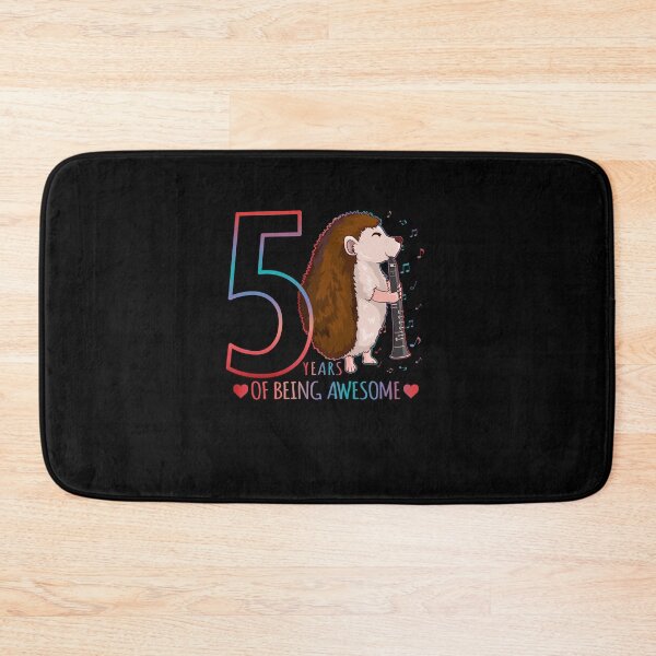 Item preview, 5 Years Of Being Awesome - Hedgehog 5th Birthday designed and sold by Ibu83.
