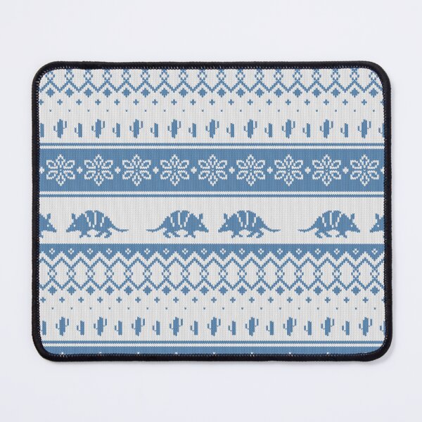 Item preview, Holiday Armadillo pattern blue designed and sold by Jana Šlesaríková.