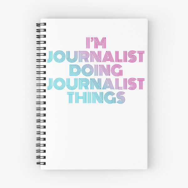 Item preview, I'm Journalist Doing Journalist Things Retro Neon designed and sold by SVPOD.