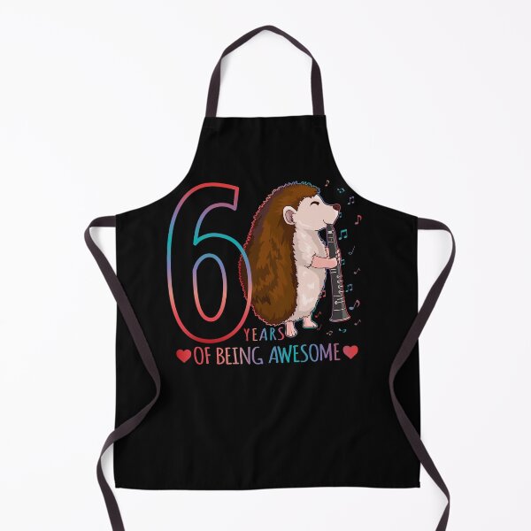 Item preview, 6 Years Of Being Awesome - Hedgehog 6th Birthday designed and sold by Ibu83.