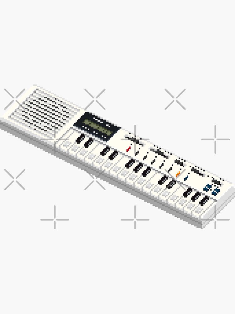 Thumbnail 3 of 3, Sticker, Casio VL-Tone Pixel art designed and sold by djspacegr.