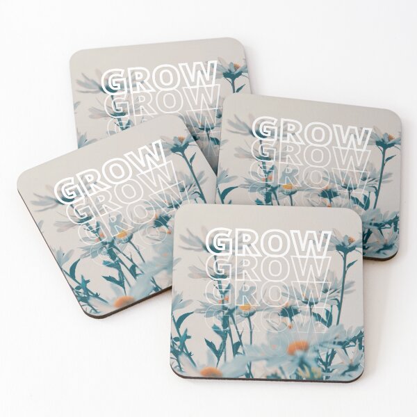 Item preview, GROW (above) - Eerie, Misty Daisy Field of Flowers designed and sold by AliceSLee.