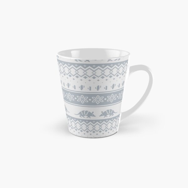 Holiday Armadillo pattern light gray Tall Mug