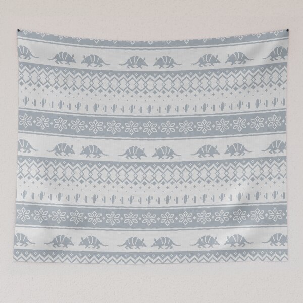 Item preview, Holiday Armadillo pattern light gray designed and sold by Jana Šlesaríková.
