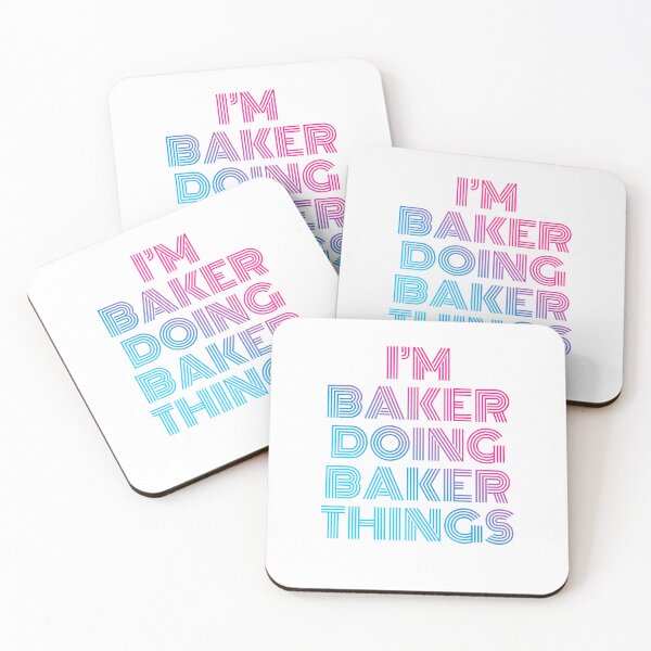 Item preview, I'm Baker Doing Baker Things Retro Neon designed and sold by SVPOD.