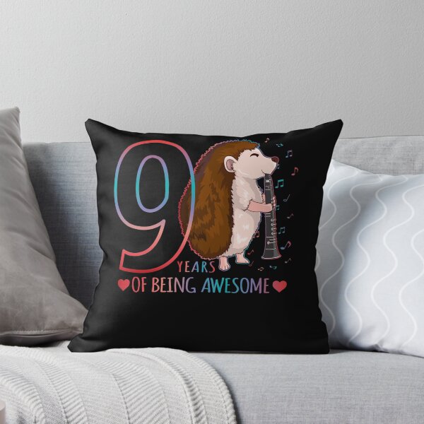 Item preview, 9 Years Of Being Awesome - Hedgehog 9th Birthday designed and sold by Ibu83.
