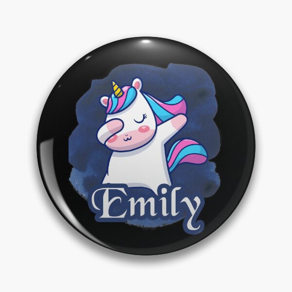 Item preview, emily name - emily unicorn designed and sold by MOONINSPIRATION.