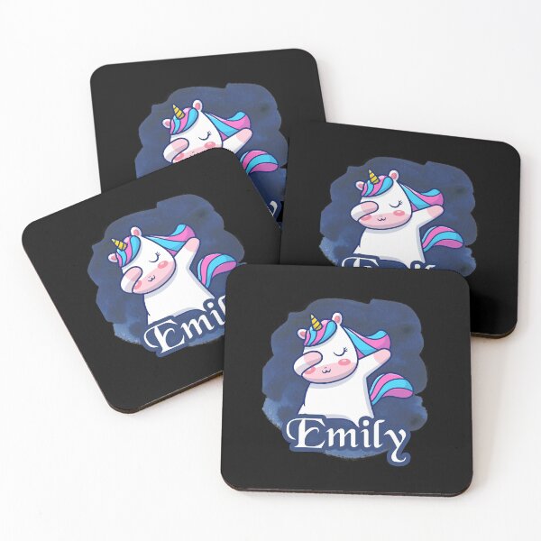 Item preview, emily name - emily unicorn designed and sold by MOONINSPIRATION.